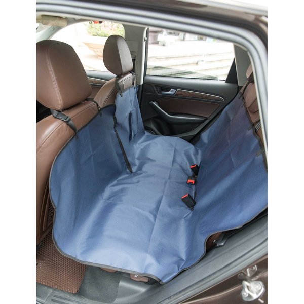 Pawsmark Pet Car Backseat Protector Waterproof Seat Cover Liner Slip Resistant Scratch-proof Hammock QI003801